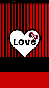 Heart Wallpaper Hello Kitty Iphone Wallpaper Love Wallpaper