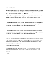 Maybe you would like to learn more about one of these? Doc Jenis Jenis Hipotesis Winda Ananda Sari Academia Edu