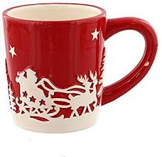 Festive Rouge Et Blanc De Pere Noel Mug Tasse Mug De Noel En Ceramique Pour The Cafe Chocolat Chaud Amazon Fr Cuisine M Chocolat Chaud Cafe Chocolat Cafe