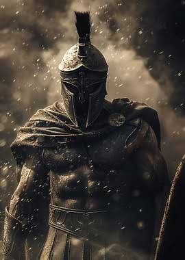Spartan' Poster, picture, metal print, paint by Undermountain | Displate
