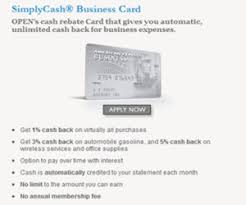 Use your american express small business card to help your business reduce costs with an early pay discount ‡ or cash back in the form of a statement credit. Card Review Amex Simplycash Business Open Card