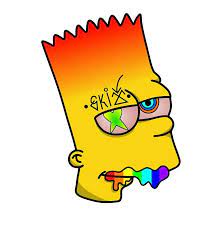 rainbow bart disenos de unas