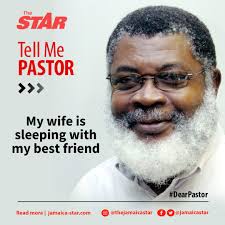 DearPastor, I am writing this letter to you with sorrow in my heart. My  trouble started when my wife left me for my best friend. I know my best  friend and my