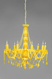 Yellow Baroque Chandelier Yellow Chandelier Yellow Decor Baroque Chandelier