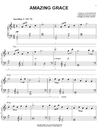 Amazing grace sheet music for piano. Amazing Grace Easy Piano Print Sheet Music Now