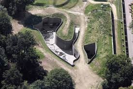 Anne Holtrop Fort Vechten Waterline Museum Bunnik 2015 An Excavated Underground Museum On The Si Museum Architecture Architecture Structure Architecture