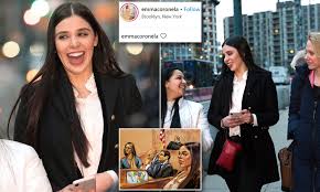 Emma coronel aispuro was arrested monday at dulles international airport, and is facing a charge of participating in a conspiracy to distribute cocaine. El Chapo S Wife Posts Smiling Pictures On Instagram A Day After Husband S Mistress Testifies Daily Mail Online