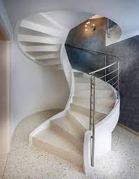 Spiral Staircase In Lightweight Concrete By Rizzi Staircase Design Modern Concrete Staircase Spiral Staircase Design
