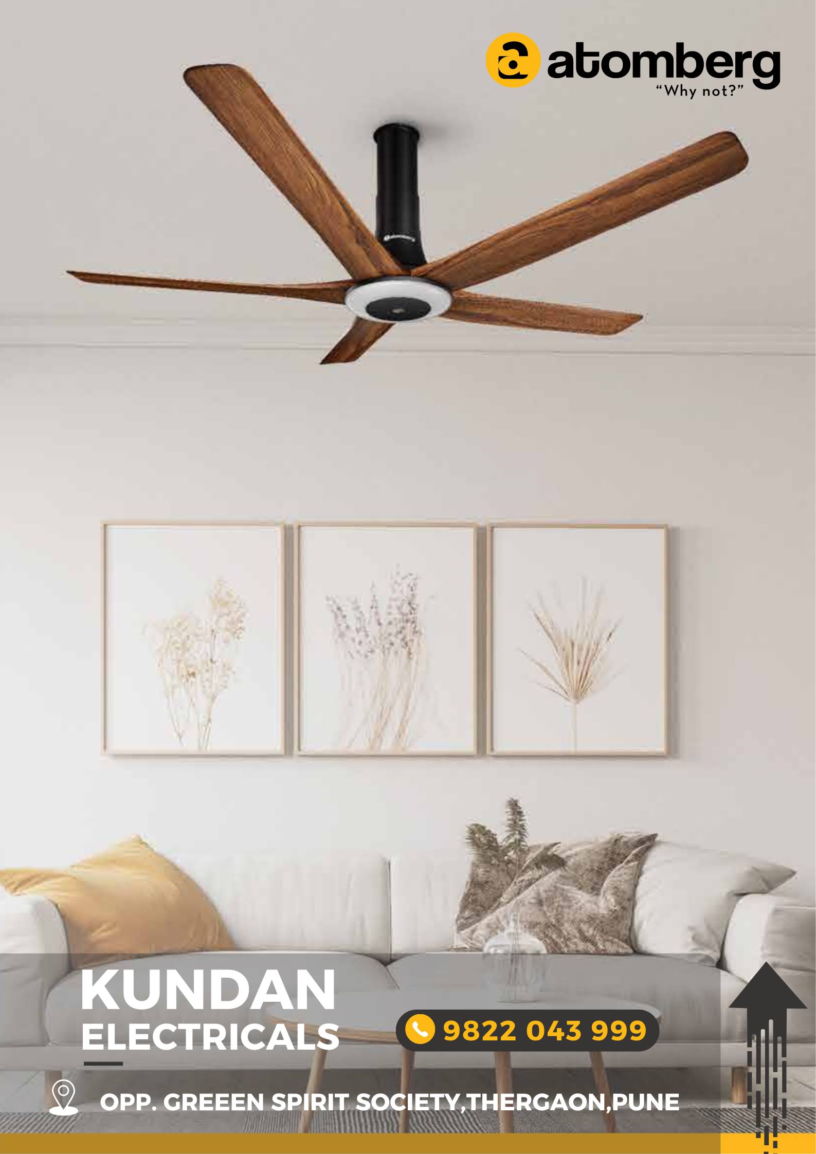 ATOMBERG BLDC FANS product image