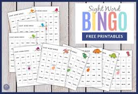 Because the cards we'll be creating in this example are 5×5, i recommend at least 30 words. Sight Word Bingo Game The Happy Housewife Home Schooling