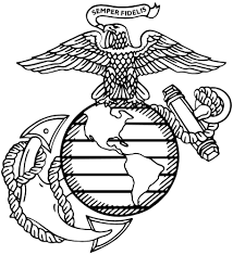 The indoor/parade version is bordered by a gold fringe while the outdoor version is plain. Eagle Globe And Anchor Wikipedia