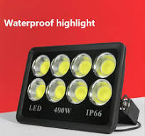 Projecteur LED imperméable 500w Etanche-IP66 pour l'extérieur, éclairage  publique moderne, idéal pour garage, espace publique, stade,