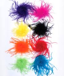 Black swirl claw hair clip. A Wish Come True Jb32 Ostrich Feather Hair Clip