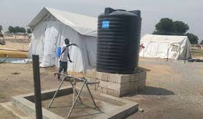 Image result for water scarcity in Maiduguri, Jere