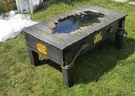 This coffin can be used as a piece of furniture such as a coffee table, storage chest, or bookshelf. Take A Look At This Diy Jason Voorhees Table Rue Morgue
