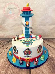 3rd Birthday Paw Patrol Cake For 3 Year Old Boy Paw Patrol Cake With Look Out Paw Patrol Birthday Cake Paw Patrol Birthday Cake Boys Paw Cake