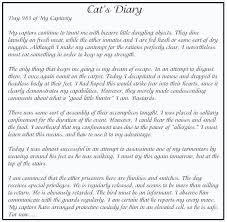 I am convinced that the other prisoners here are flunkies and snitches. Dog S Diary Vs Cat S Diary