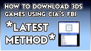 Used by gateway since flashcart firmware v3.0. Fbi Cia 3ds
