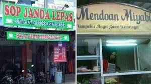 Hal tersebut dilakukan dengan harapan bahwa dari toko tempat mengais. Bukan Cuma Unik Nama 5 Kedai Yang Cuma Ada Di Indonesia Ini Bikin Mikir Dan Salah Tafsir Tribun Kaltim