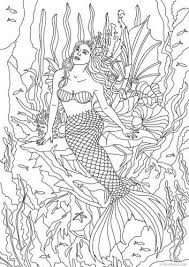 See mermaid coloring pages stock video clips. Ocean Life Mermaid Colouring Page Mermaid Coloring Pages Coloring Pages Animal Coloring Pages