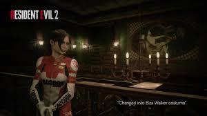 Resident evil 2 claire elza walker dlc costume gameplay