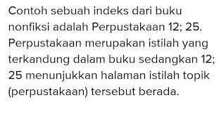Check spelling or type a new query. Tuliskan Sebuah Indeks Buku Nonfiksi Brainly Co Id