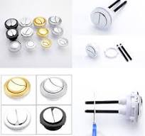 Single/Dual Flush Toilet Cistern Push Button Assembly Button Toilet Flush  Chrome | eBay