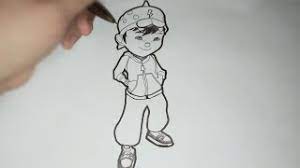 Dia juga alien pertama dari ata ta tiga siapa bisa mencuri jam kekuatan. Cara Melukis Boboiboy Movie 2 Childhood Fanart Youtube