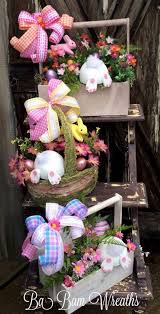 Garden Easter Floral Easter Arrangement In 2020 Easter Floral Easter Decorations Outdoor Diy Easter Decorations