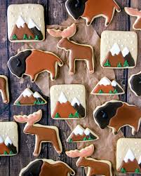 Oh Give Me A Home Where The Buffalo Roam Oh Give Me A Home Where The Buffalo Roam Custom Sugar Cookies Inspired By Jackson Hole Sugar Cookies Cookies Christmas Cookies