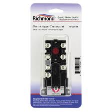 It shows the elements of the circuit as simplified forms, and also the power as well as signal connections between the tools. Richmond Electric Water Heater Thermostat At Menards