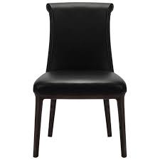 Black Leather Diva Dining Chair Poltrona Frau Dining Chairs Black Leather Dining Chairs Black Leather Upholstery