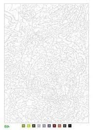 Coloriage avec code couleur adulte. Coloriage Numerote Adulte