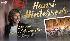 Auf feuerland haben sofia und ray nun ihre musikalischen kräfte gebündelt und gehen damit auf entdeckungsreise. Das Konzert Von Hansi Hinterseer Dem Tiroler Echo Ursprunglich 11 04 Brose Arena Wurde Auf Den 31 10 2020 Verlegt Frankische Nacht