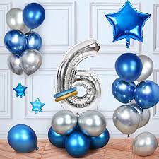 Globos De Confeti De Latex Para Fiestas Ninas Feliz Cumpleanos Decoracion Globos 6 Anos En Rosado Numero 6 Globos Digitales Gigante Del Papel De Aluminio Amycute 6er Cumpleanos Globos Globos Hogar Y