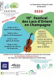 Affiche 10e Festival des Lacs d&rsquo;Orient en Champagne