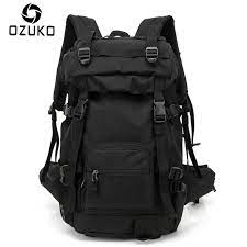 Men Model 2017 Ozuko Brand Large Capacity Travel Men Backpack Casual Backpacks Oxford Cloth Waterproof An Mens Travel Bag Mens Backpack Travel Shoulder Bag Men