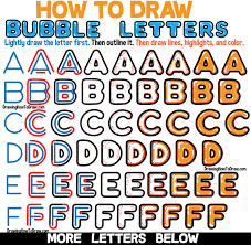 Different computer fonts have names, and you can identify them by their features. How To Draw Bubble Balloon Letters In Easy Step By Step Drawing Tutorial For Beginners How To Draw Step By Step Drawing Tutorials