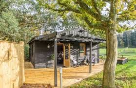 Deep In The Sussex Countryside The Garden Lodge At Broadacres An Open Plan Lodge Near Lewes