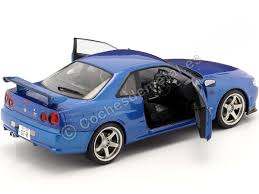 Solido 118 Skyline GT-R (R34) Coupe 1999 Bayside Blue Met 1804306 :  Amazon.com.au: Toys & Games