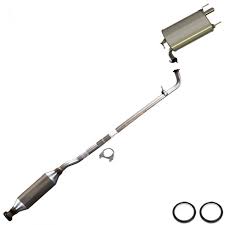 2008 Toyota Camry Sedan Le 2 4l Stainless Steel Resonator Muffler Exhaust System Kit Time Auto Parts