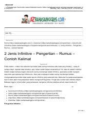 Pengertian, rumus, dan contoh infinitive berdasarkan fungsinya akan diperlukan agar dapat menyusun kalimat dalam bahasa inggris dengan baik. Ntgreek Infinitive Uses Pdf Uses Of The Greek Infinitive Adverbial Uses Usage Complementary Infinitive Pp 598 599 Infinitive Of Purpose Pp 590 592 Course Hero