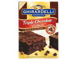 Ghirardelli Triple Chocolate Chip Brownie Mix 120 Ounce