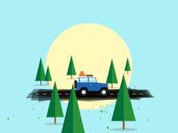 Road Trip Motion Graphics Inspiration Animation Design Motion Graphics Design