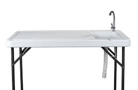 Fishing Gear Organized Lightweight Folding Fillet Table With Locking Legs Drain Table Sinks For Sale Folding Table