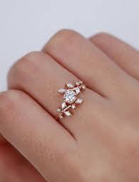 8 Stunning Engagement Rings From Etsy That Cost Less Than 1 000 Intimate Weddings S In 2020 Rose Gold Engagement Ring Rose Engagement Ring Unique Engagement Rings