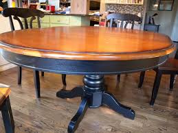 Sophistication and elegance born of intuitive ability to capture many but creative types for kitchen tables and chairs are standard solutions certainly seem boring. Kitchen Table And Chair Makeover With Stain And Paint Hometalk