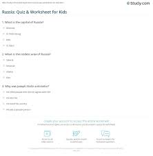 The 1960s produced many of the best tv sitcoms ever, and among the decade's frontrunners is the beverly hillbillies. Russia Quiz Worksheet For Kids Study Com