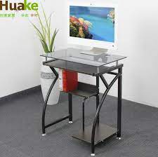 Corner or computer desks may be made out of wood or metal. China May 65cm Glass Desktop Computer Desk Study Table 65 Cm Movable Small Computer Desk With Wheels Aliexpress