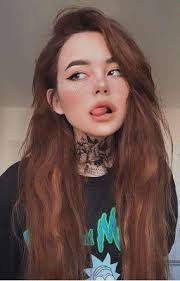 رمزيات 2 رمزيات قطط beautiful girl makeup lace hair brown wigs